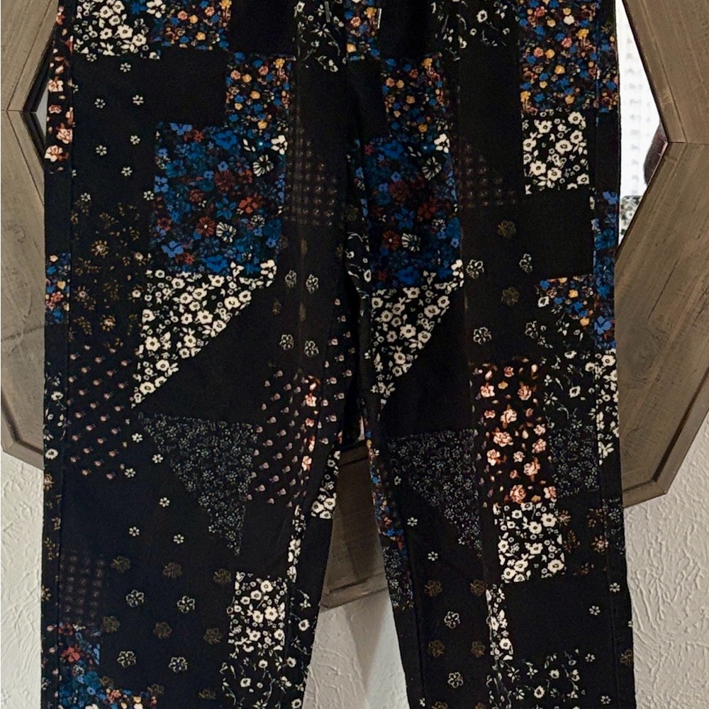 Floral Patchwork Pants